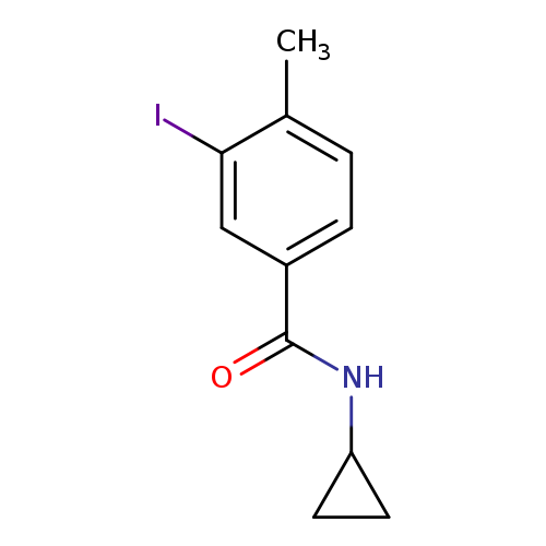 N-Cyclopropyl-3-iodo-4-methylbenzamide