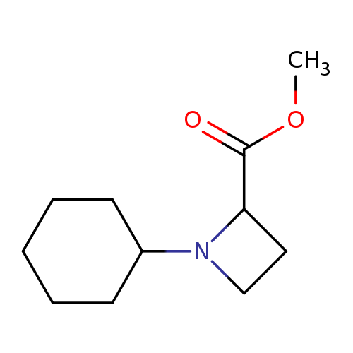2-Azetidinecarboxylic acid, 1-cyclohexyl-, methyl ester