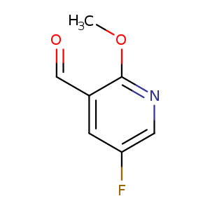 3-Pyridinecarboxaldehyde, 5-fluoro-2-methoxy-