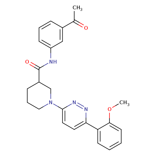 N-(3-acetylphenyl)-1-[6-(2-methoxyphenyl)pyridazin-3-yl]piperidine-3-carboxamide