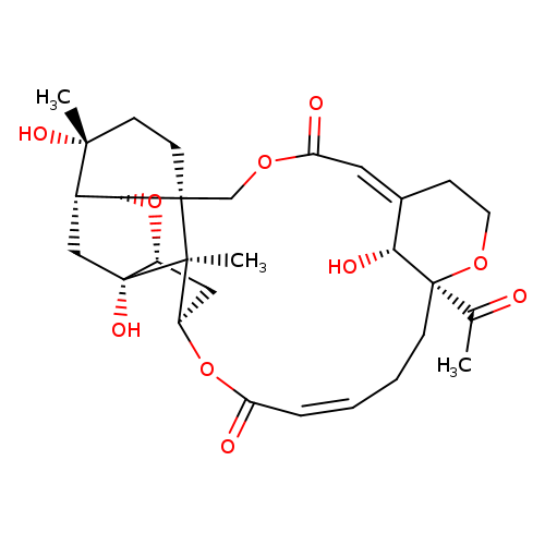 (2R,4R,7Z,11S,15E,19aR,22S,23S,23aR,25R,26S,27R)-11-acetyl-3,4,10,11,21,22,23,23a-octahydro-22,25,27-trihydroxy-22,26-dimethyl-20H-11,15-methano-23,2,4,19a-[1,2]propanediyl[3]ylidene-2H,13H,19H-1,5,12,18-benzotetraoxacycloheneicosin-6,17(9H,14H)-dione