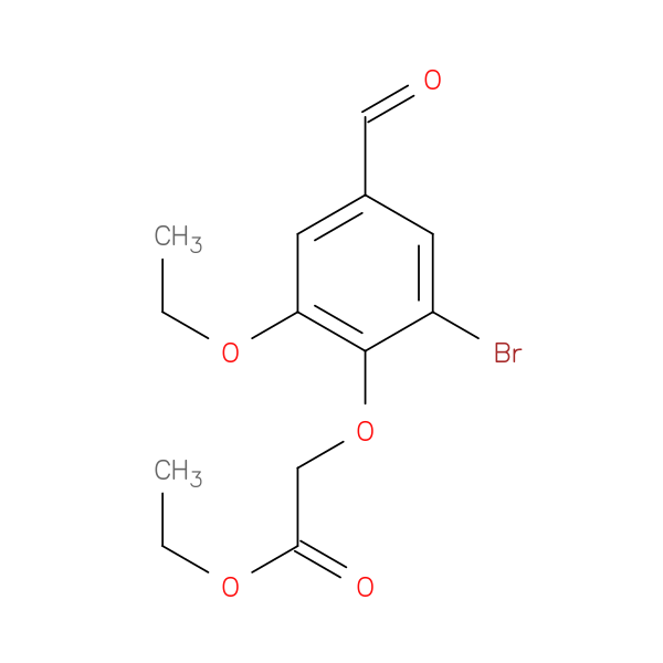 ethyl 2-(2-bromo-6-ethoxy-4-formylphenoxy)acetate