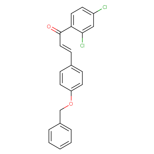 (2E)-3-[4-(benzyloxy)phenyl]-1-(2,4-dichlorophenyl)prop-2-en-1-one