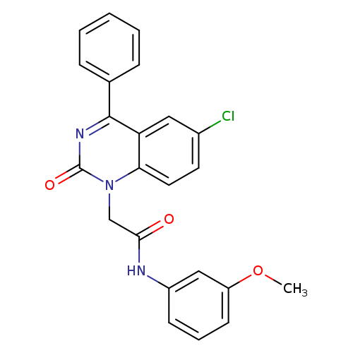 2-(6-chloro-2-oxo-4-phenyl-1,2-dihydroquinazolin-1-yl)-N-(3-methoxyphenyl)acetamide