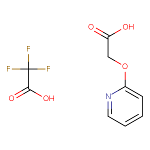2-(2-PYRIDYLOXY)ACETIC ACID;2,2,2-TRIFLUOROACETIC ACID