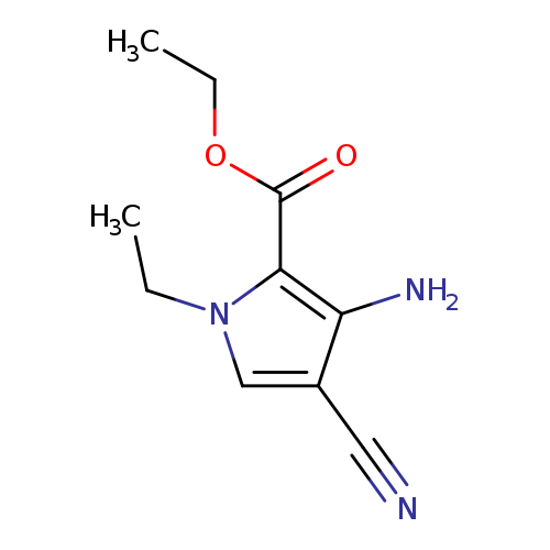 ethyl 3-amino-4-cyano-1-ethyl-1H-pyrrole-2-carboxylate