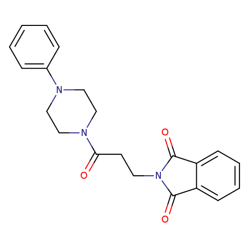2-[3-oxo-3-(4-phenylpiperazin-1-yl)propyl]-2,3-dihydro-1H-isoindole-1,3-dione