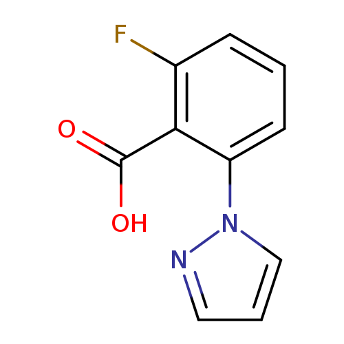 2-fluoro-6-(1h-pyrazol-1-yl)benzoic acid
