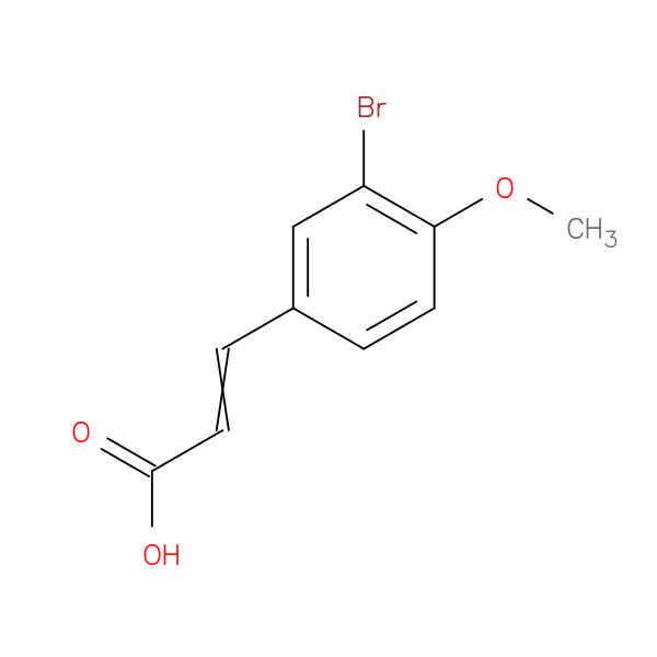 3-Bromo-4-methoxycinnamic acid