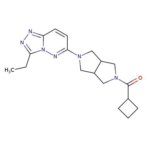 2-cyclobutanecarbonyl-5-{3-ethyl-[1,2,4]triazolo[4,3-b]pyridazin-6-yl}-octahydropyrrolo[3,4-c]pyrrole