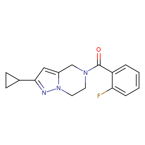 2-cyclopropyl-5-(2-fluorobenzoyl)-4H,5H,6H,7H-pyrazolo[1,5-a]pyrazine