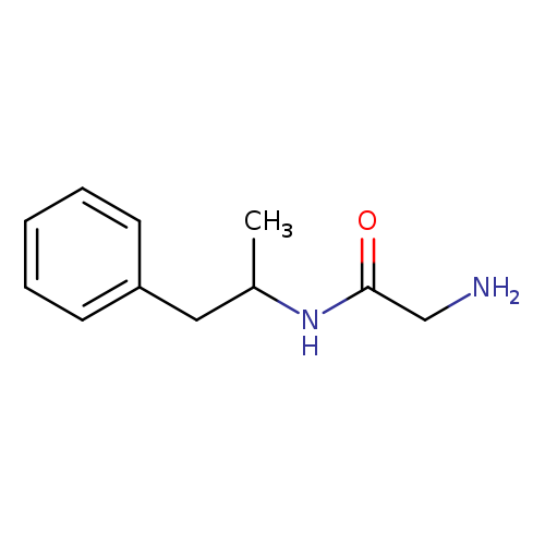 Acetamide,2-amino-N-(1-methyl-2-phenylethyl)-, hydrochloride (1:1)