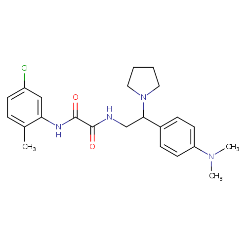 N-(5-chloro-2-methylphenyl)-N'-{2-[4-(dimethylamino)phenyl]-2-(pyrrolidin-1-yl)ethyl}ethanediamide