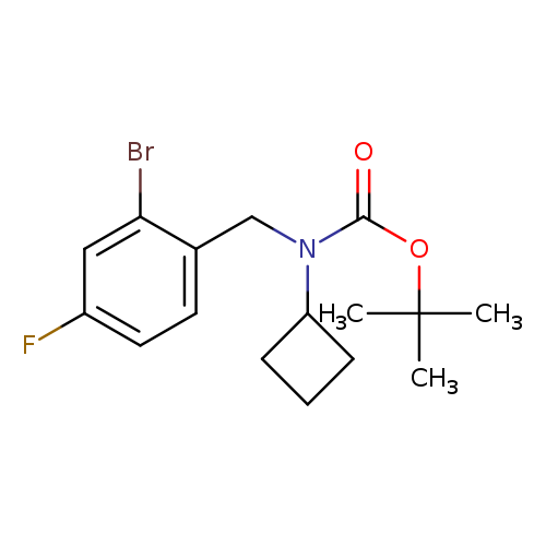 tert-Butyl 2-bromo-4-fluorobenzyl(cyclobutyl)carbamate