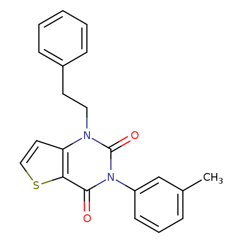 3-(3-methylphenyl)-1-(2-phenylethyl)-1H,2H,3H,4H-thieno[3,2-d]pyrimidine-2,4-dione