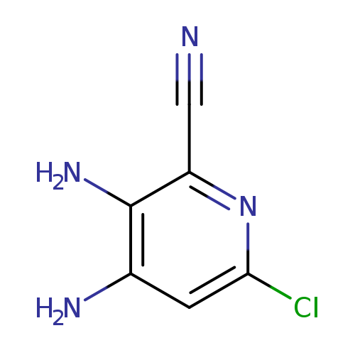 3,4-diamino-6-chloropyridine-2-carbonitrile