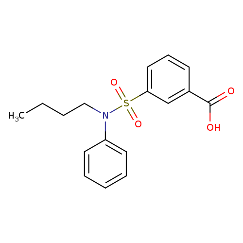 3-[butyl(phenyl)sulfamoyl]benzoic acid