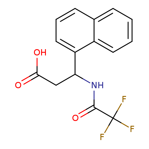 3-(naphthalen-1-yl)-3-(2,2,2-trifluoroacetamido)propanoic acid