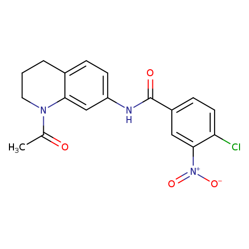 N-(1-acetyl-1,2,3,4-tetrahydroquinolin-7-yl)-4-chloro-3-nitrobenzamide