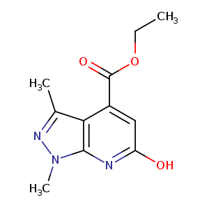 ETHYL 1,3-DIMETHYL-6-OXO-6,7-DIHYDRO-1H-PYRAZOLO[3,4-B]PYRIDINE-4-CARBOXYLATE