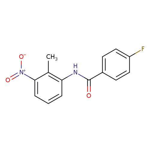 4-fluoro-N-{3-nitro-2-methylphenyl}benzamide