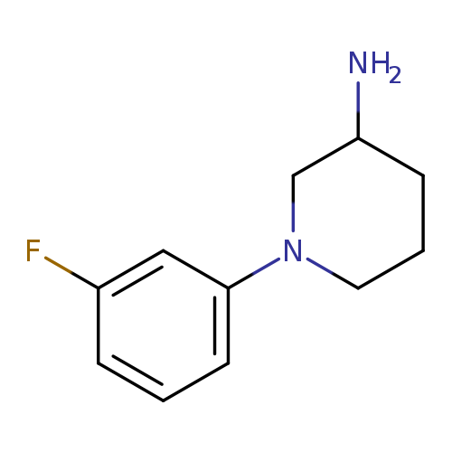 1-(3-fluorophenyl)piperidin-3-amine