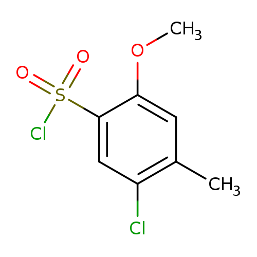 5-Chloro-2-methoxy-4-methylbenzene-1-sulfonyl chloride