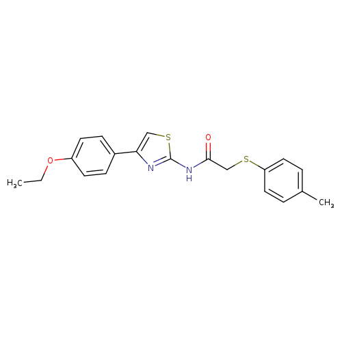 N-[4-(4-ethoxyphenyl)-1,3-thiazol-2-yl]-2-[(4-methylphenyl)sulfanyl]acetamide