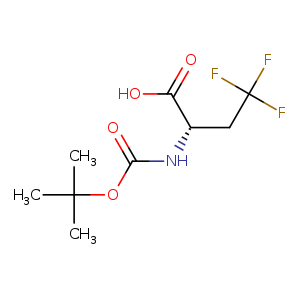 Butanoic acid, 2-[[(1,1-dimethylethoxy)carbonyl]amino]-4,4,4-trifluoro-, (2S)-