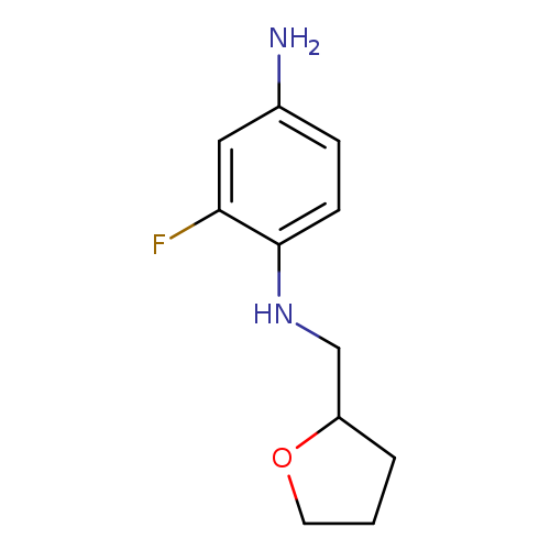 2-fluoro-1-N-(oxolan-2-ylmethyl)benzene-1,4-diamine