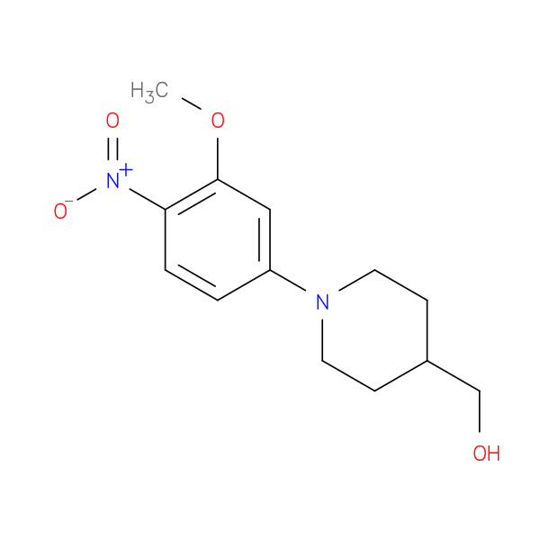 (1-(3-methoxy-4-nitrophenyl)piperidin-4-yl)methanol