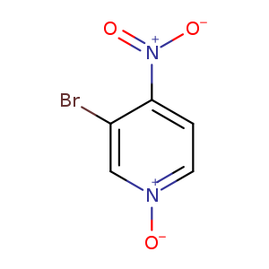 Pyridine, 3-bromo-4-nitro-, 1-oxide