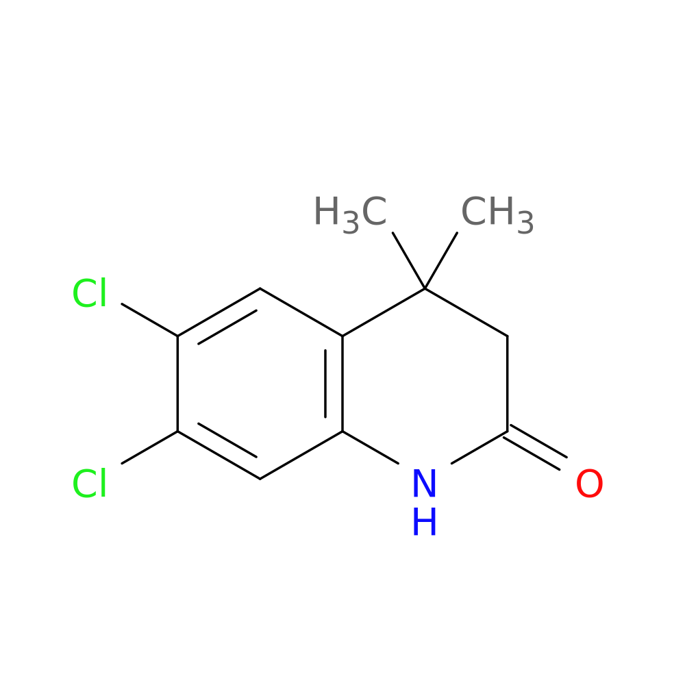 6,7-Dichloro-4,4-dimethyl-3,4-dihydroquinolin-2(1H)-one