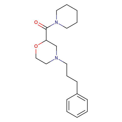 4-(3-phenylpropyl)-2-(piperidine-1-carbonyl)morpholine