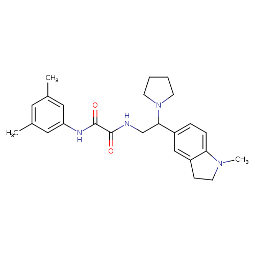 N'-(3,5-dimethylphenyl)-N-[2-(1-methyl-2,3-dihydro-1H-indol-5-yl)-2-(pyrrolidin-1-yl)ethyl]ethanediamide