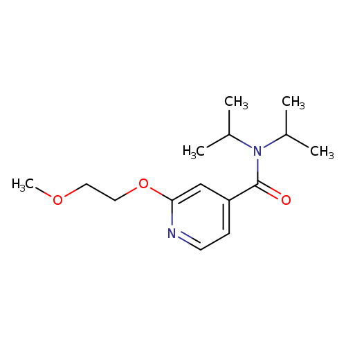 2-(2-methoxyethoxy)-N,N-bis(propan-2-yl)pyridine-4-carboxamide