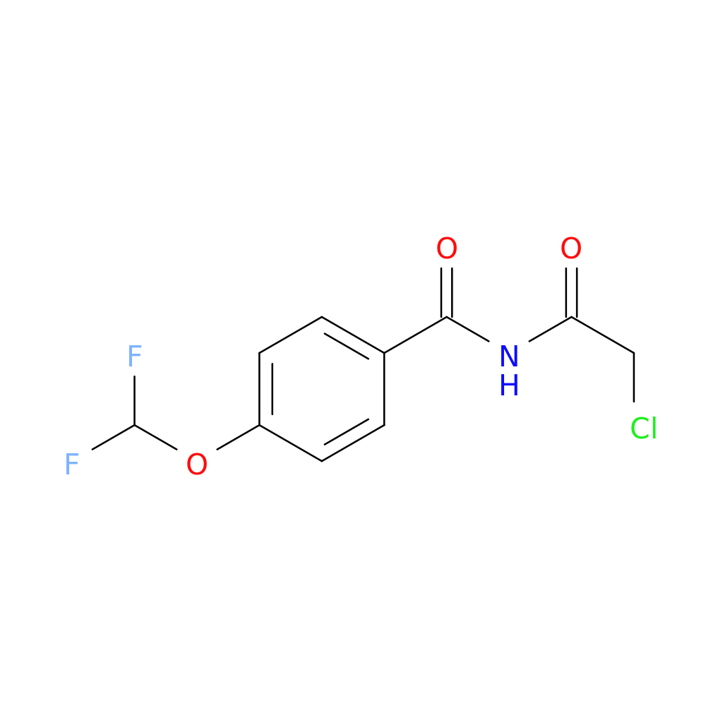 N-(2-chloroacetyl)-4-(difluoromethoxy)benzamide