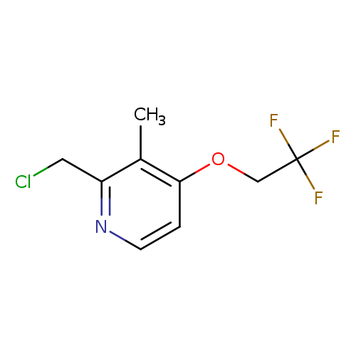 2-Chloromethyl-3-methyl-4-(2,2,2-trifluoroethoxy)pyridine