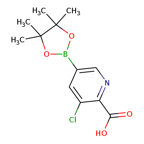 3-Chloro-5-(tetramethyl-1,3,2-dioxaborolan-2-yl)pyridine-2-carboxylic acid