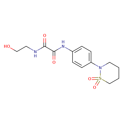 N'-[4-(1,1-dioxo-1lambda6,2-thiazinan-2-yl)phenyl]-N-(2-hydroxyethyl)ethanediamide