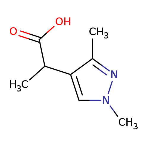 2-(1,3-dimethyl-1H-pyrazol-4-yl)propanoicacid