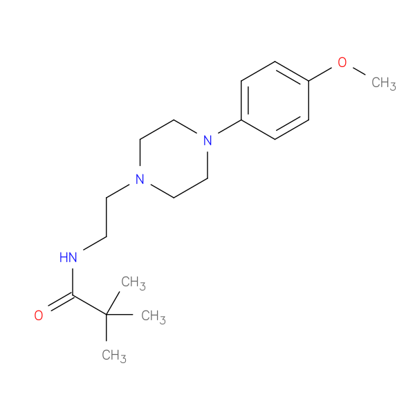 N-{2-[4-(4-methoxyphenyl)piperazin-1-yl]ethyl}-2,2-dimethylpropanamide