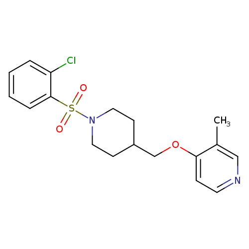4-{[1-(2-chlorobenzenesulfonyl)piperidin-4-yl]methoxy}-3-methylpyridine