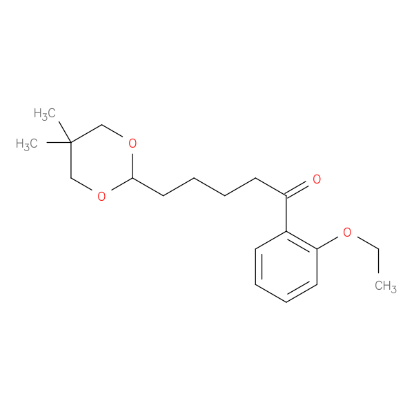 5-(5,5-Dimethyl-1,3-dioxan-2-yl)-2'-ethoxyvalerophenone