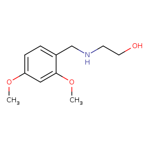 2-([(2,4-Dimethoxyphenyl)methyl]amino)ethan-1-ol