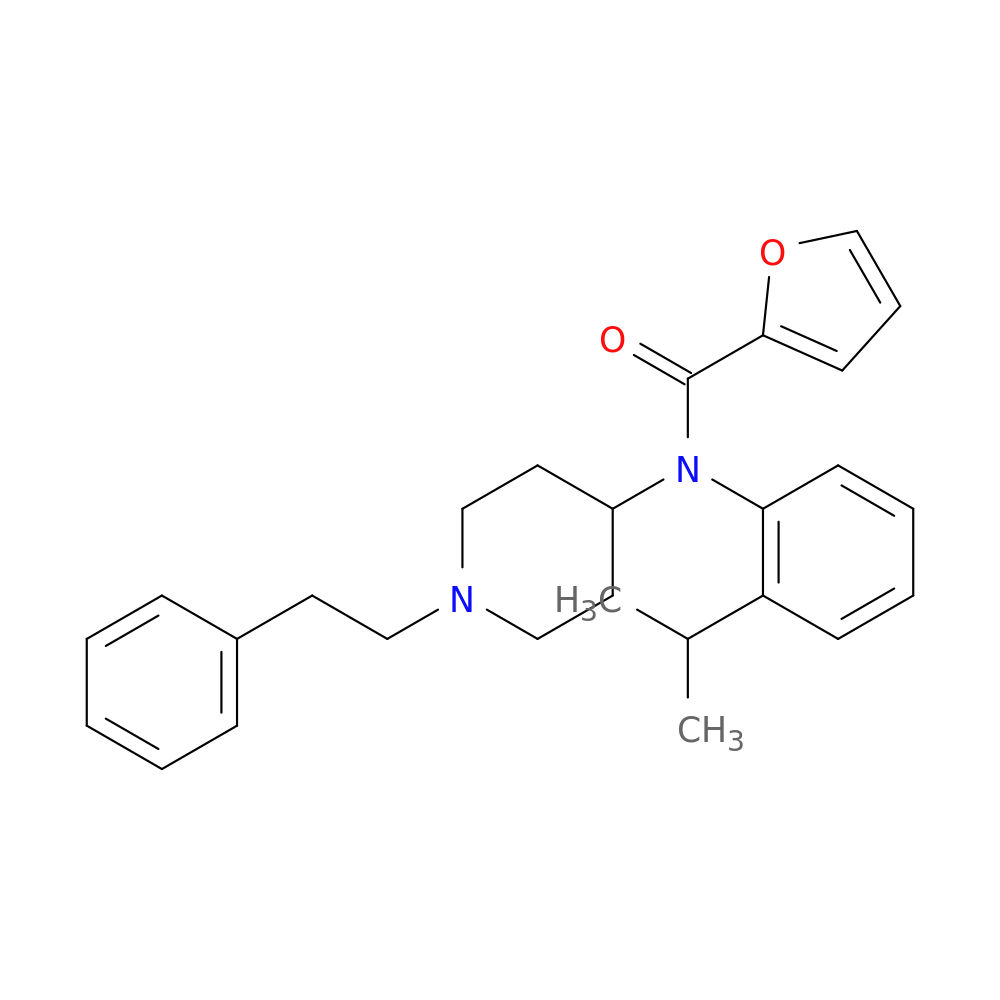 N-(2-isopropylphenyl)-N-(1-phenethylpiperidin-4-yl)furan-2-carboxamide