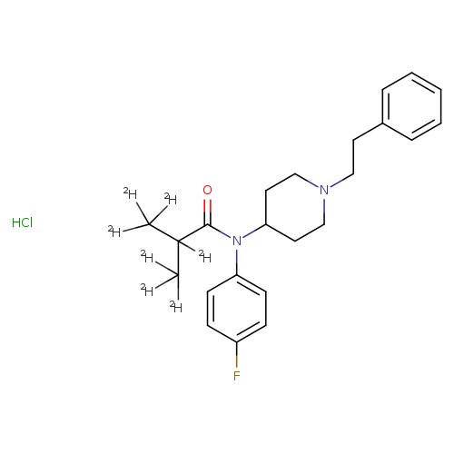 N-(4-fluorophenyl)-2-(methyl-d3)-N-(1-phenethylpiperidin-4-yl)propanamide-2,3,3,3-d4hydrochloride