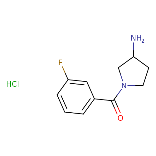 1-(3-fluorobenzoyl)pyrrolidin-3-amine hydrochloride