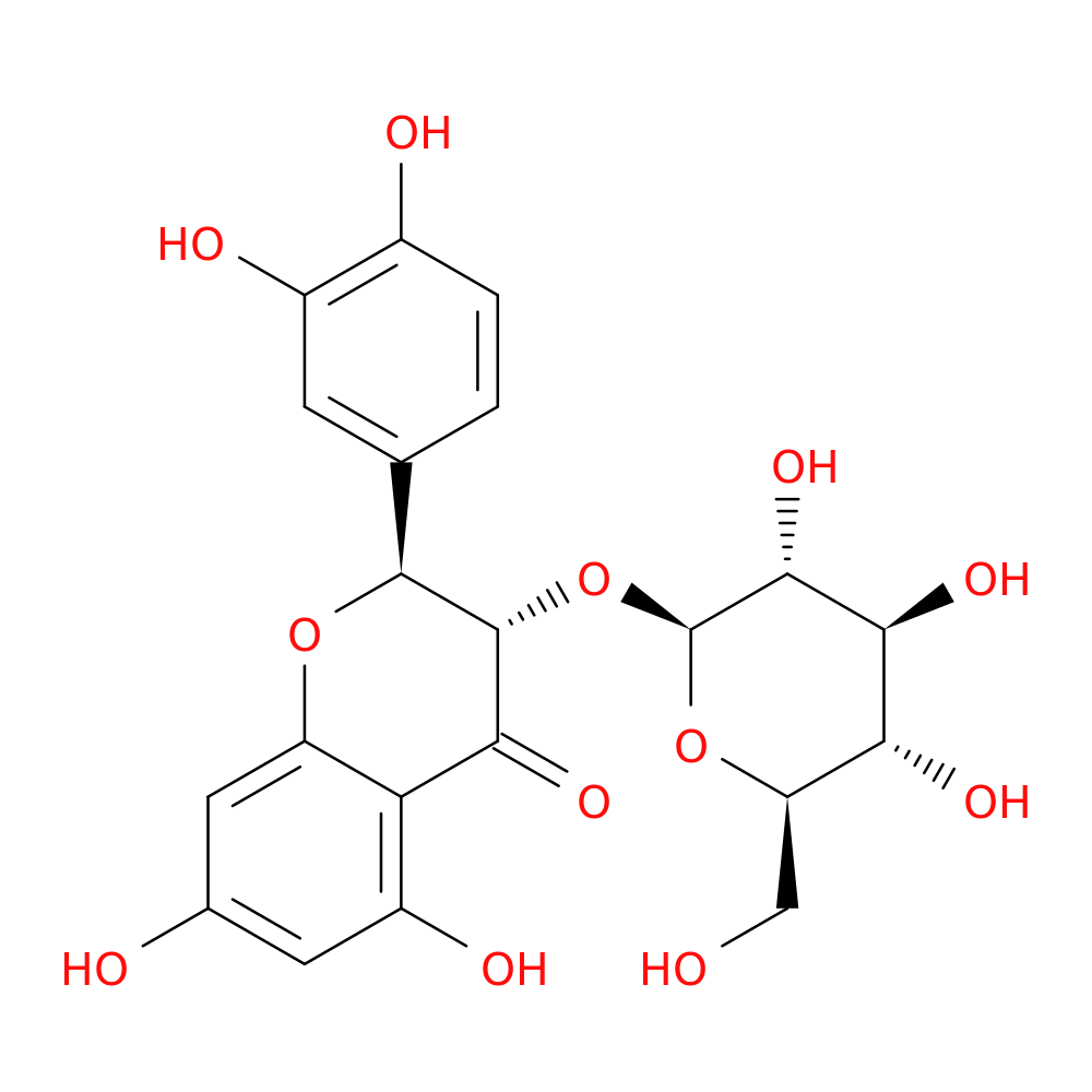 (2S,3S)-2-(3,4-Dihydroxyphenyl)-3-(β-D-glucopyranosyloxy)-2,3-dihydro-5,7-dihydroxy-4H-1-benzopyran-4-one