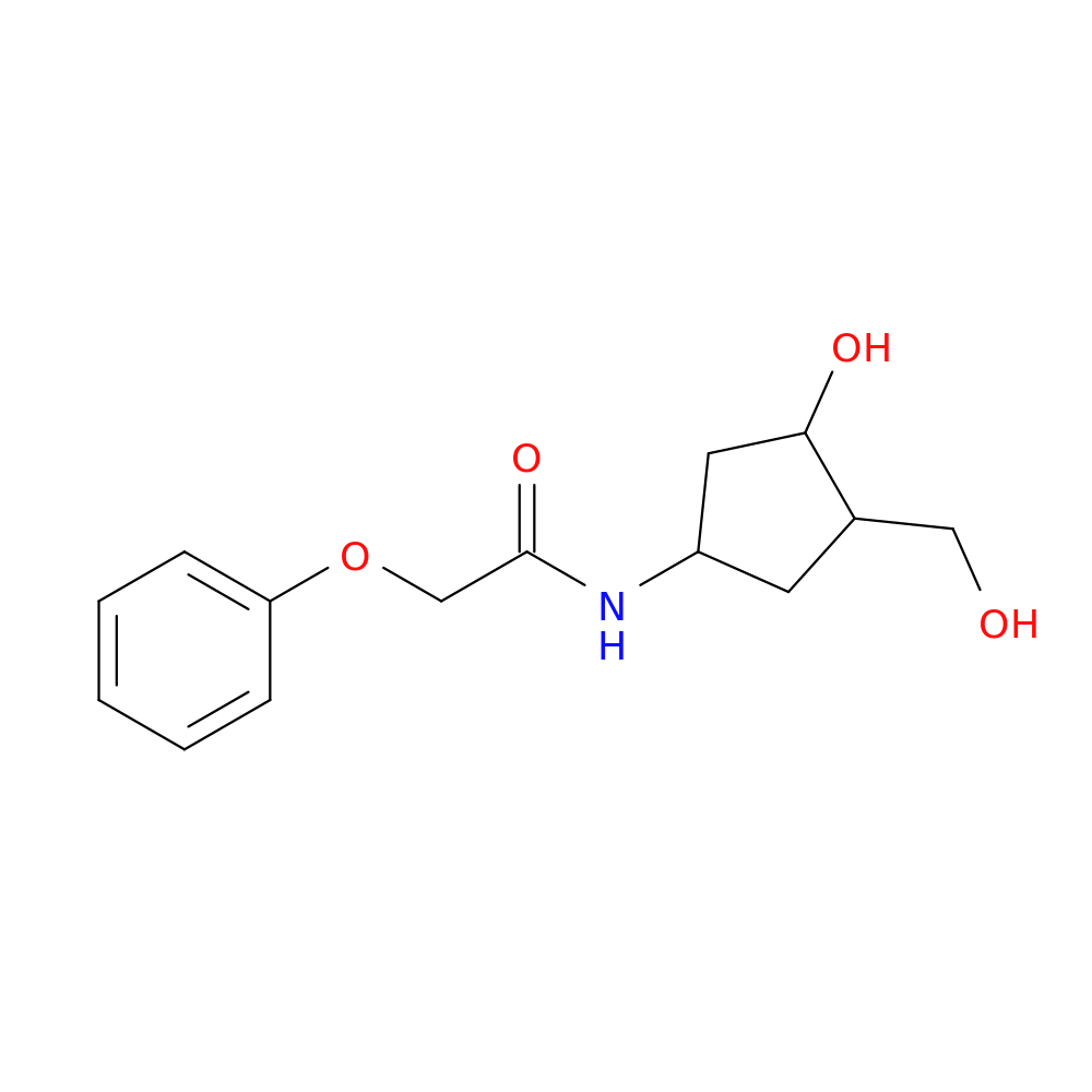 N-[3-hydroxy-4-(hydroxymethyl)cyclopentyl]-2-phenoxyacetamide